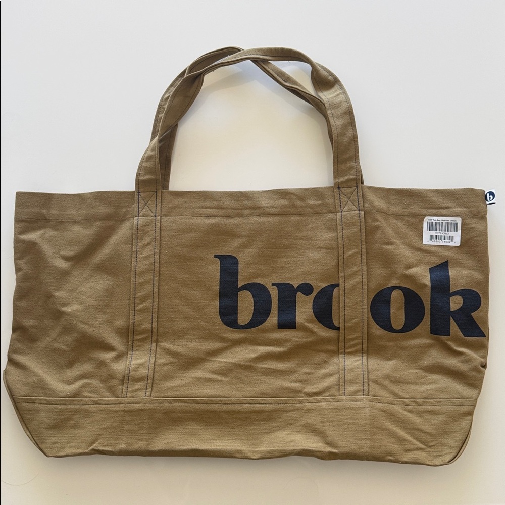 Limited Edition Brooklinen Tote Bag-Umber